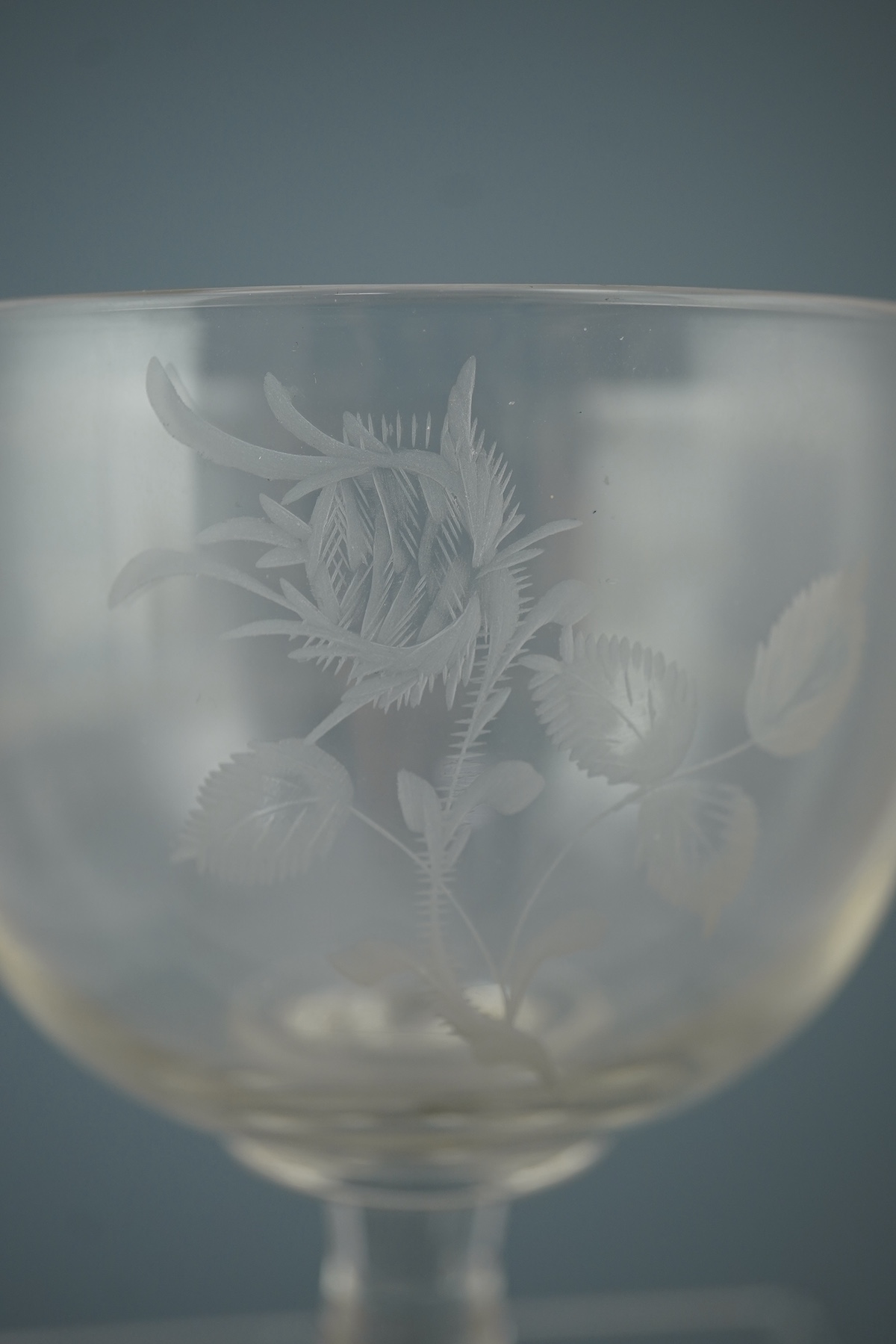 A horse racing rummer, probably Newcastle, dated 1812